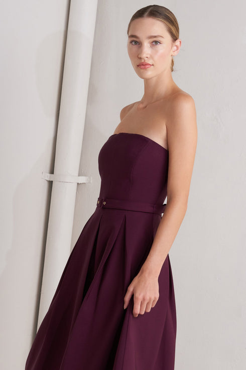 opera-wine-woven-midi-dress Flying Tomato - Sophia's Style-3